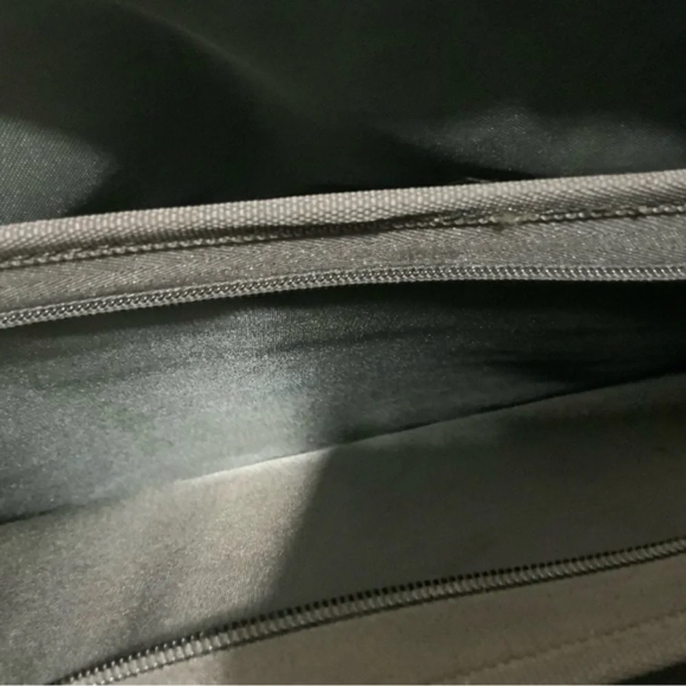 Polo Ralph Lauren Leather And Olive Green Canvas Laptop Messenger Bag